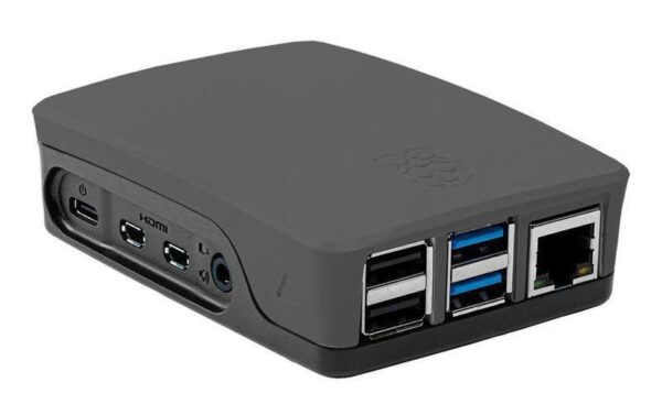Gehäuse zu Raspberry Pi 4 Model B, (Pi 4B) Farbe: grau/schwarz kaufen Schweiz | Mediatech.ch