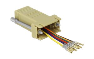 Delock RJ-45 Buchse zu RS232 Buchse Montagesatz Anleitung, individuell schaltbar, grau kaufen | Mediatech.ch