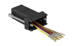 Delock RJ-45 Buchse zu RS232 Buchse Montagesatz Anleitung, individuell schaltbar, schwarz kaufen | Mediatech.ch