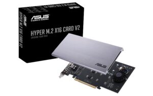 ASUS HYPER M.2 X16 CARD V2 4x M.2 Anschlüsse, 128 GBit/s