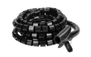Spiroschlauch NW15, 3m, schwarz Durchmesser 15mm, inkl. Einführhilfe