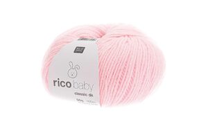 RICO Baby Classic DK, rosa 50 g, 50 % PAN, 50 % PA,165 m