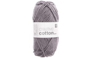 RICO Creative Cotton, maus-grau 50 g, 85 m, 100 % CO