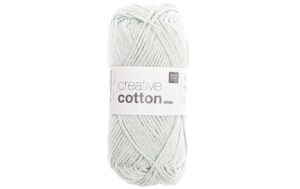 RICO Creative Cotton AR, smokey blü 50 g, 85 m, 100 % CO gaze