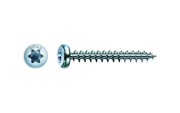 945671 - Mediatech SPAX Spanplattenschrauben PH T20 4,0x30 mm Vollgewinde, verzinkt, 1000 Stk.