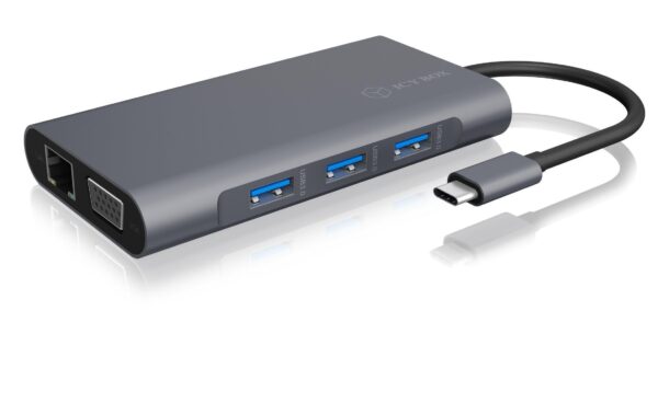 RAIDSONIC ICY BOX IB-DK4040-CPD Dockingstation Type-C USB 3.0 DockingStation kaufen | Mediatech.ch