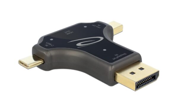946589 - Mediatech Delock Monitoradapter DP miniDP USB-C auf HDMI Ausgang, 3 in 1, 4K 60 Hz kaufen Schweiz | Mediatech.ch