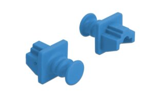 Delock RJ-45 Staubschutz, 10 Stück zum Schutz von Netzwerkports, blau