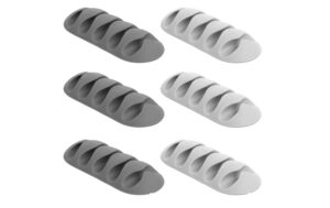 Delock Kabelhalter, TPR, selbstkl. 6 Stück, weiss, grau, D. 5 mm kaufen Schweiz | Mediatech.ch