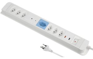 Schönenberger Steckdosenleiste Plus 7xT13 1xMaster 3xSlave, 3xDauer, 1.5m Kabel, mit ÜS kaufen | Mediatech.ch