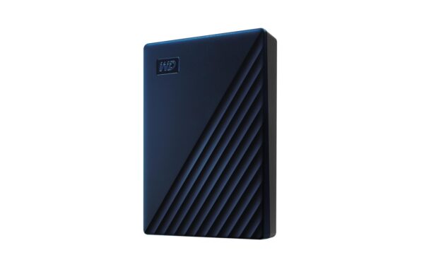 WD My Passport for Mac 2.5 5TB Blau USB 3.0, 2.5'', 19.15mm, 256-bit encryption