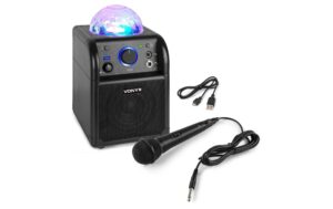 Vonyx SBS50B Party Speaker black Karaoke-Speaker, Lichteffekt, Mikrofon