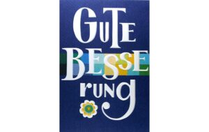 ABC Karte zur Genesung Text, 11 x 17cm