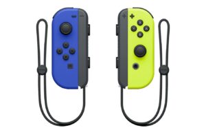 966696 - Mediatech Nintendo Switch Joy-Con Set Blau/Neon-Gelb Blau, Neon-Gelb, 2er-Set