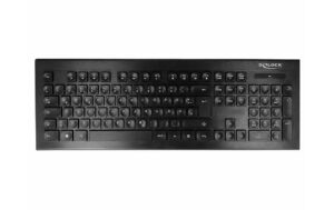 Delock USB Tastatur 2,4 GHz kabellos schwarz (Water-Drop )