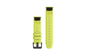 Garmin fenix 6 22mm QuickFit Amp Yellow Silicone Band