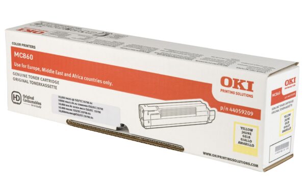 Toner Yellow zu OKI MC860 44059209, 10000 A4 Seiten kaufen Schweiz | Mediatech.ch