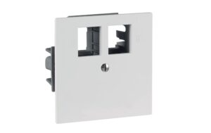 R + M Anschlussdose 60x60 Cat 5, 6 2x RJ45 weiss