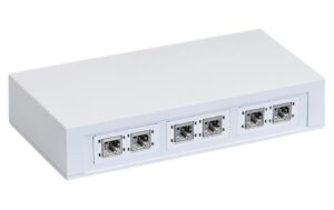 970016 - Mediatech R&M R+M Kompaktgehäuse 3x 2 Port weiss kaufen | Mediatech.ch