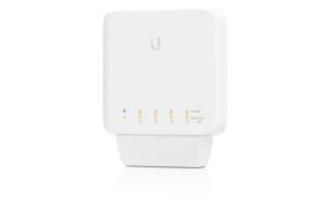 972680 - Mediatech Ubiquiti UnifiFlex:Outdoor 5Port PoE Switch PoE+/++ powered, 4x (PoE) GE Ports ,IP55