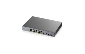974840 - Mediatech ZyXEL GS1350-18HP managed PoE+ 250m Reichweite kaufen Schweiz | Mediatech.ch