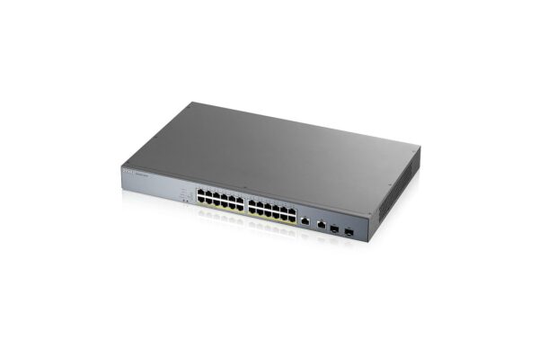 974841 - Mediatech ZyXEL GS1350-26HP managed PoE+ 250m Reichweite kaufen Schweiz | Mediatech.ch