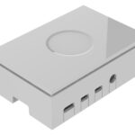 Gehäuse zu Raspberry Pi 4 Model B, (Pi 4B) Farbe: weiss