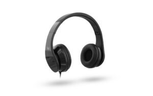 T'nB Stream, On-Ear Kopfhörer schwarz, faltbarer Kopfhörer mit 3.5mm Klin