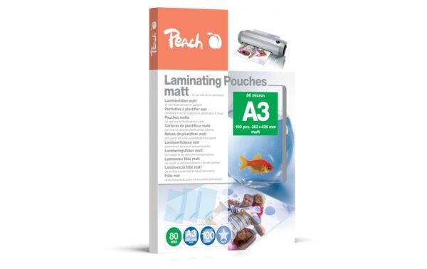 Peach Laminierfolie A3 80mic,matt