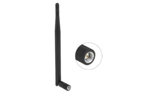 Delock LPWAN Antenne, SMA-Stecker, schwarz 863 Mhz - 928 Mhz, mit Kippgelenk