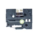 Brother P-touch Schriftband TZE-RN54 Stoffband, gold auf dunkelblau, 24mm, 4m