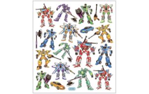 Creativ Company Sticker Transformers Blatt 15 x 16.5 cm