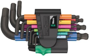Wera 950/9 Hex-PlusMulticolour 2 Winkelschlüsselsatz, 9-teilig