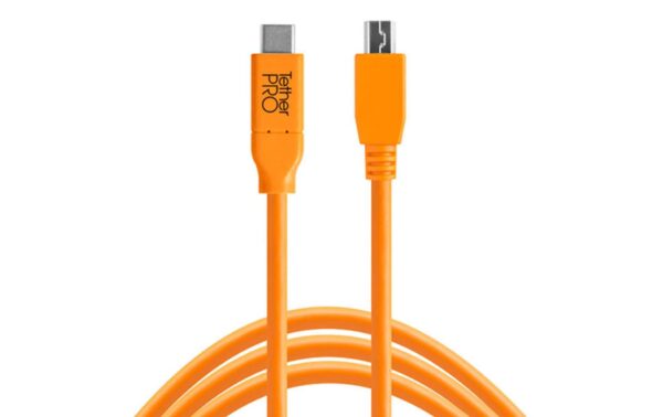987702 - Mediatech Tether Tools TetherPro USB-C / 2.0 Micro-B 5-Pin 4.6m/15orange kaufen Schweiz | Mediatech.ch