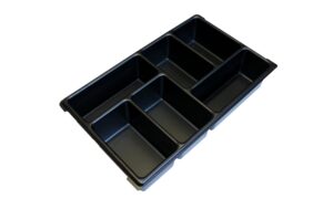 L-Boxx Kleinteileeinsatz mit 6 Mulden XL-BOXX BSS Trade LxBxH: 596x360.50x17 mm