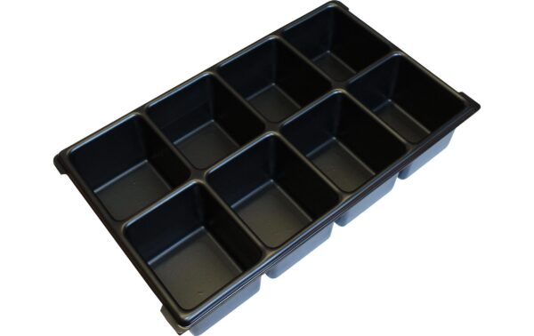 989372 - Mediatech L-Boxx Kleinteileeinsatz mit 8 Mulden XL-BOXX BSS Trade LxBxH: 596x360.50x17 mm kaufen Schweiz | Mediatech.ch