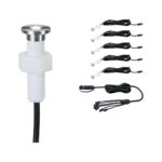Paulmann Boden-EXT-Set 5x0.22W 3lm 3000K IP65, 22°, 24V, Silber