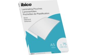Ibico Laminierfolie Ibico A5, 75 µm, 100 Stück, Wasserabweisend kaufen Schweiz | Mediatech.ch