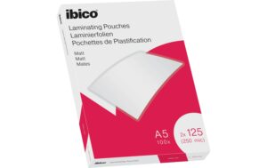 Ibico, Laminierfolie Premium A5 125 µm, mat 125 mic, 100 Stück, matt kaufen Schweiz | Mediatech.ch