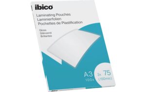 Ibico Laminierfolie A3 75 mic, 100 Stück, glänzend