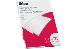 Ibico, Laminierfolie Premium A3 125 µm, mat 125 mic, 100 Stück, matt kaufen Schweiz | Mediatech.ch