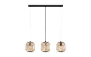 EGLO BORDESLEY 3 Hängeleuchte schwarz Trend & Vintage / exkl. 3x E27 28W