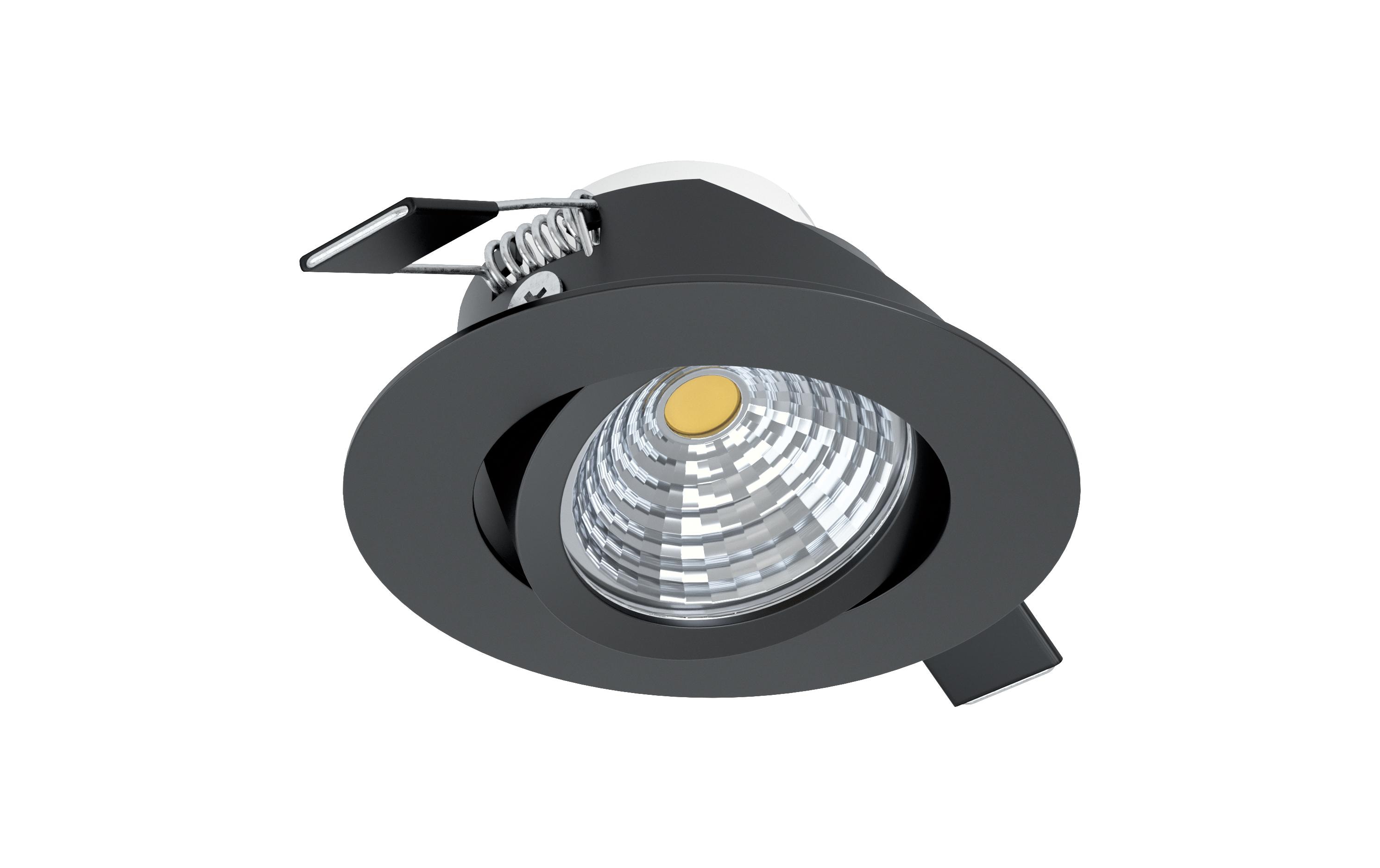 EGLO SALICETO 1 Einbauspot schwarz EGLO / inkl. 1x LED 6W