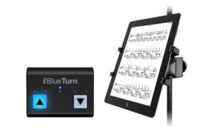 IK Multimedia Tablet Page Turner Bundle inkl. iRig BlueTurn & iKlip Xpand