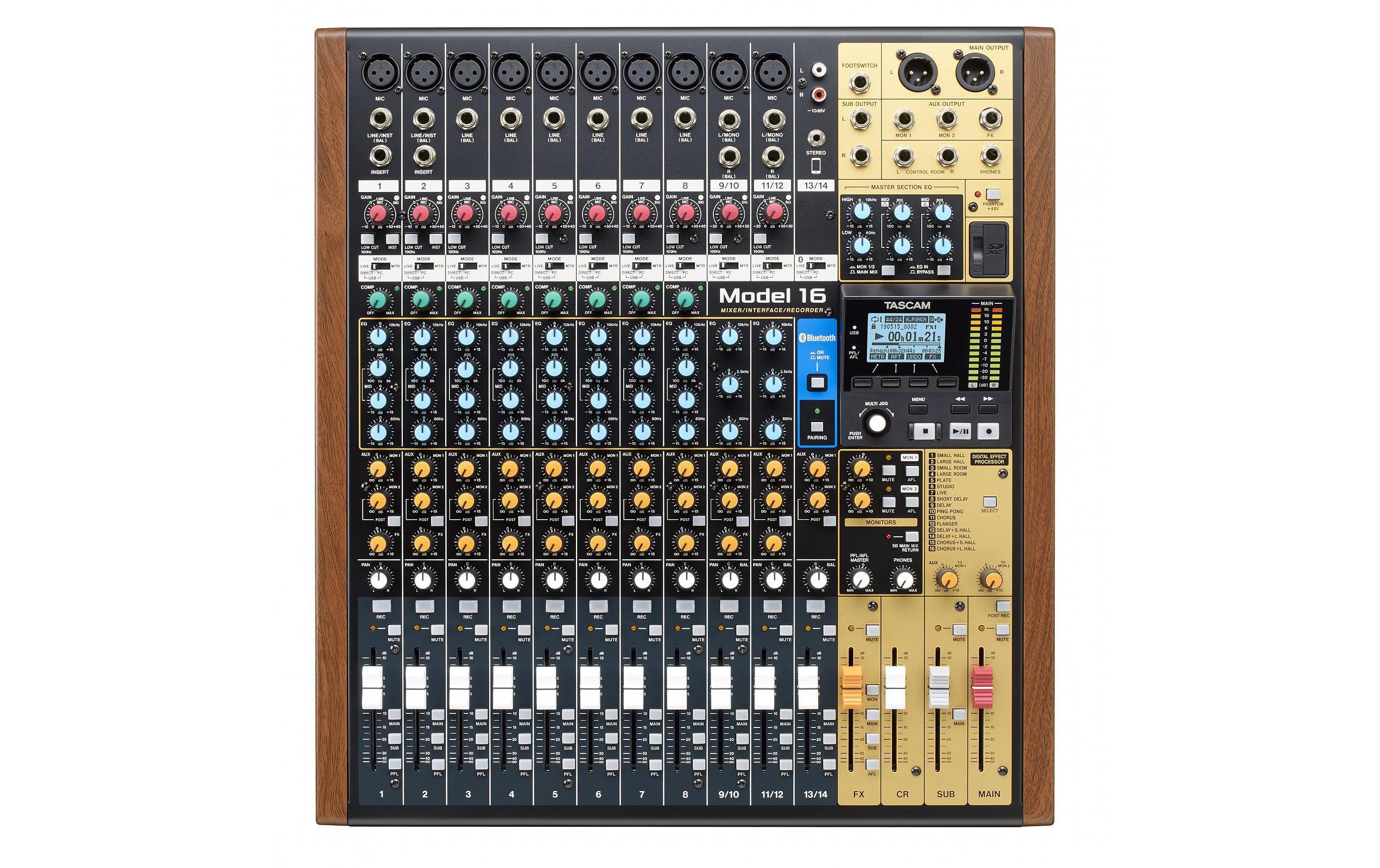 995083 - Mediatech Tascam Model 16 16-Kanal Hybrid Mischpult kaufen Schweiz | Mediatech.ch