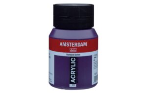 Amsterdam Acrylfarbe Standard 568 500 ml, Farbe: Perm. Blauviolett, Halbtra.