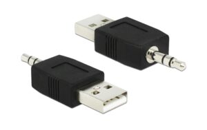 Delock Adapter USB-A zu 3.5mm 3P Klinke kompatibel zu iPod Shuffle,mit Ladefunktion