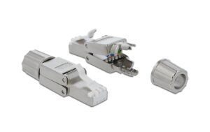 996208 - Mediatech Delock RJ45 Stecker, Cat.6A, verschraubbar geschirmt, Werkzeugfrei, Massiv und Litzen kaufen Schweiz | Mediatech.ch