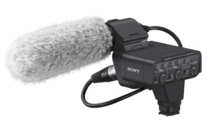 Sony XLR K3M Adapter-Kit und Mikrofon