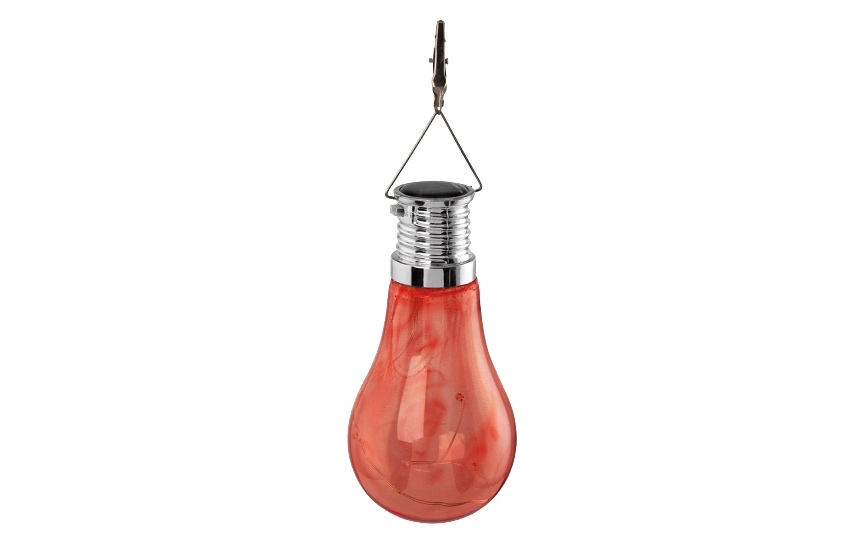1003220 - Mediatech EGLO SOLAR Hängeleuchte rot Solar / inkl. 4x LED 0,06W, Solar